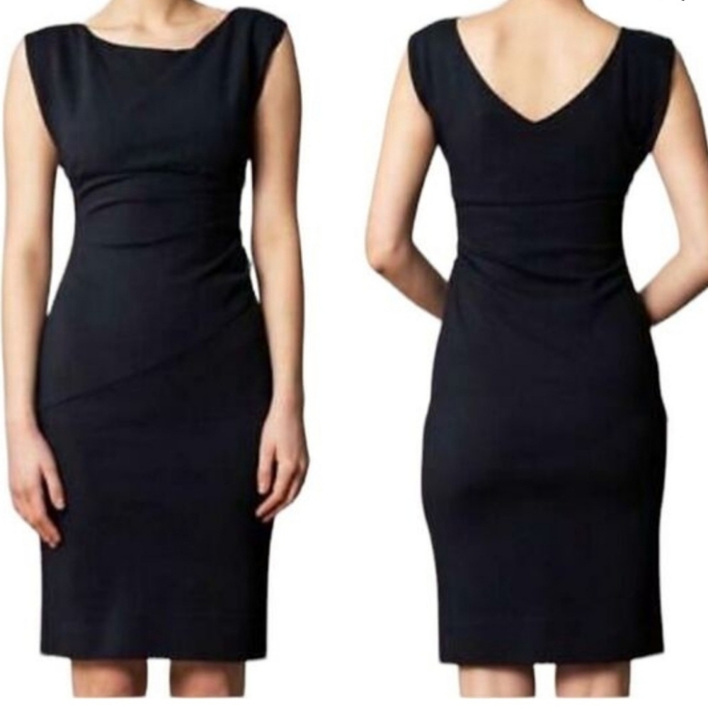 Diane Von Furstenburg Black Sleeveless Dress Size 8